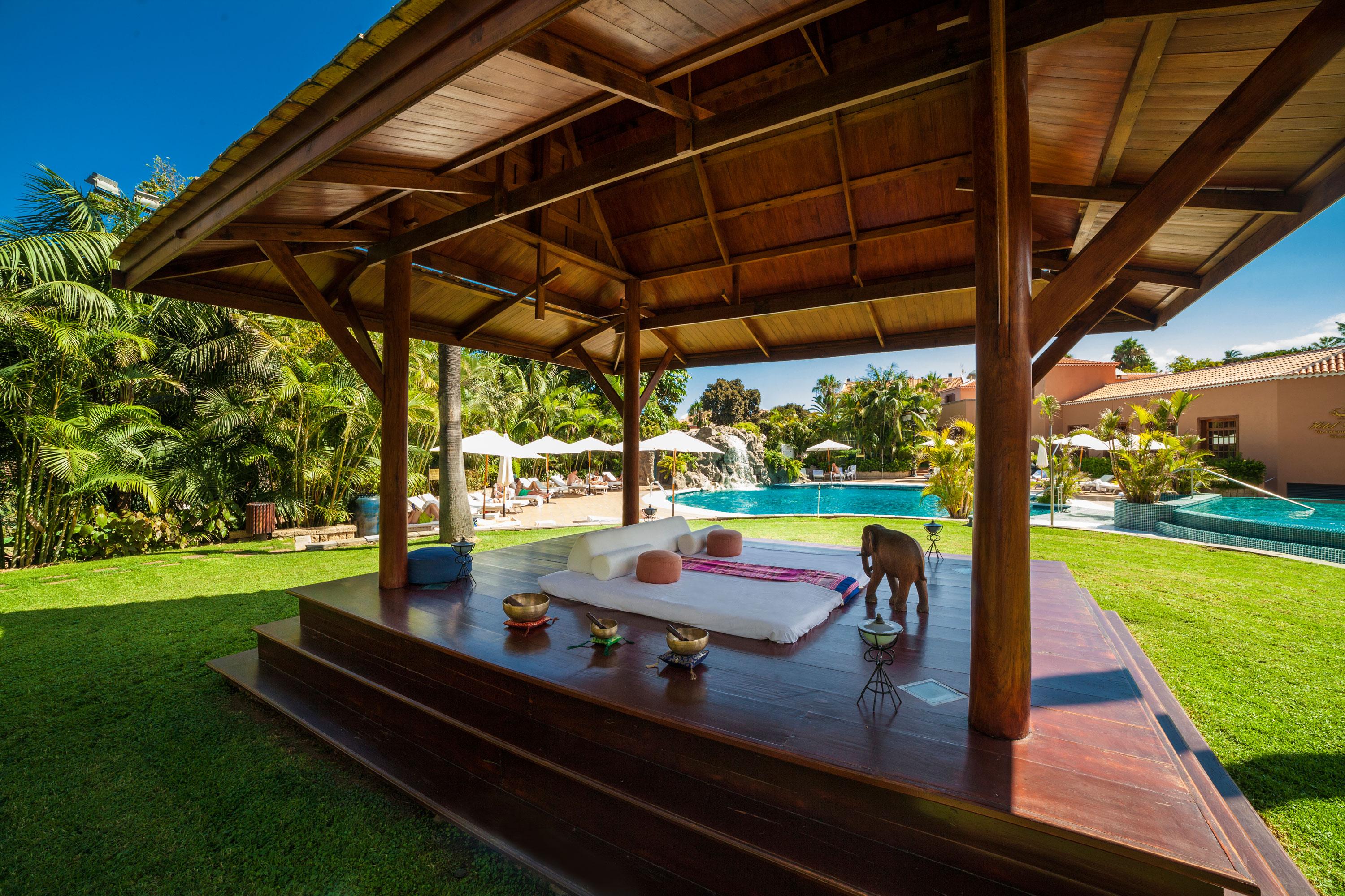 ホテル ボタニコ イ オリエンタル スパ ガーデン プエルト・デ・ラ・クルス エクステリア 写真 Spa at the resort