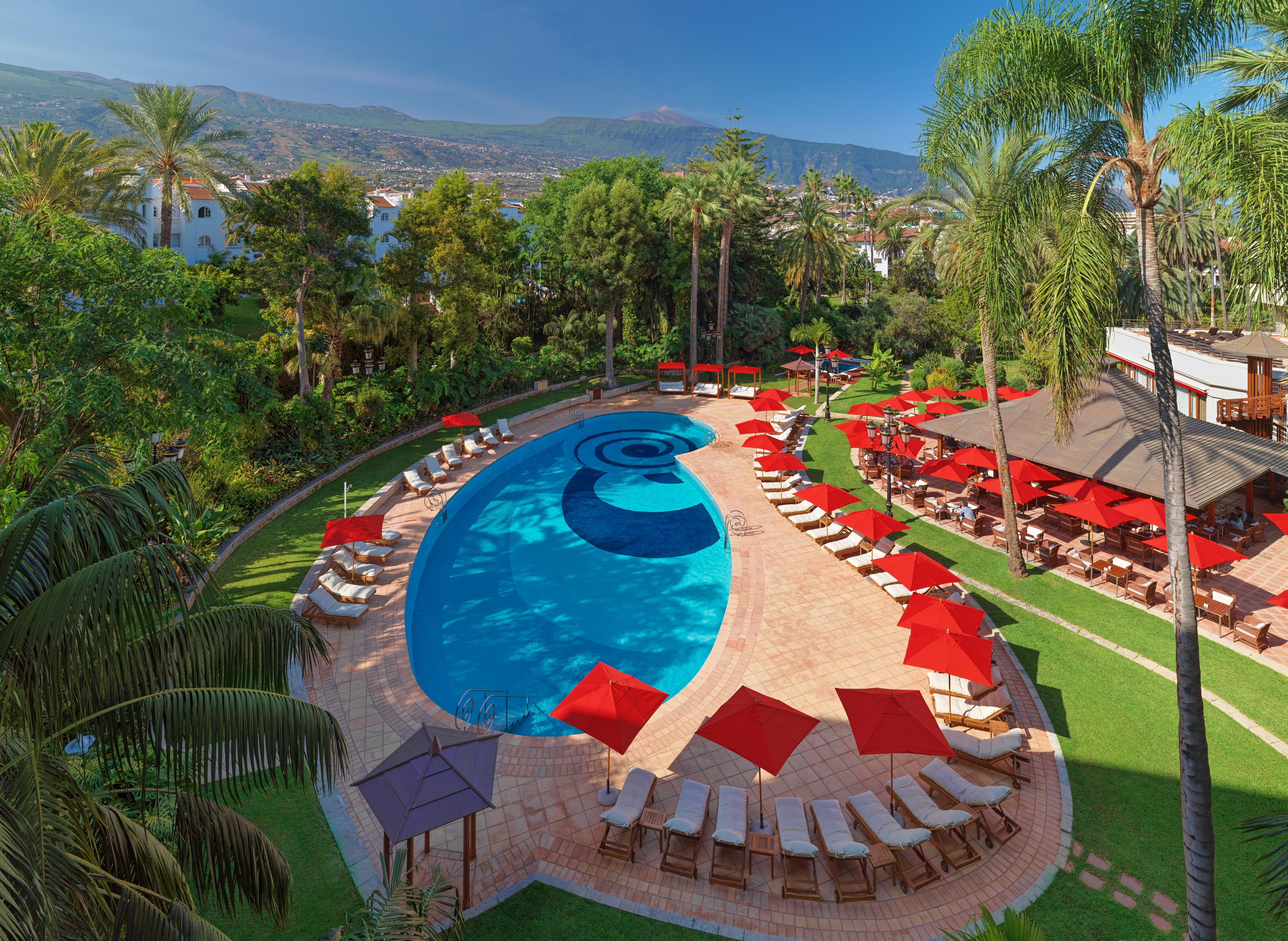 ホテル ボタニコ イ オリエンタル スパ ガーデン プエルト・デ・ラ・クルス エクステリア 写真 The pool at the Bel Air Hotel